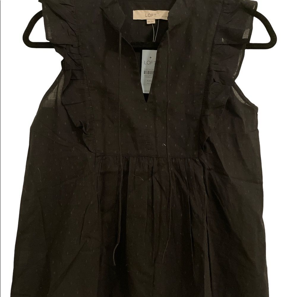 LOFT NWT Ruffle Peplum Top